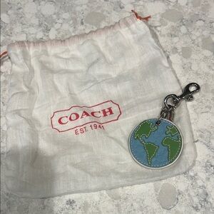 Coach Earth Keychain